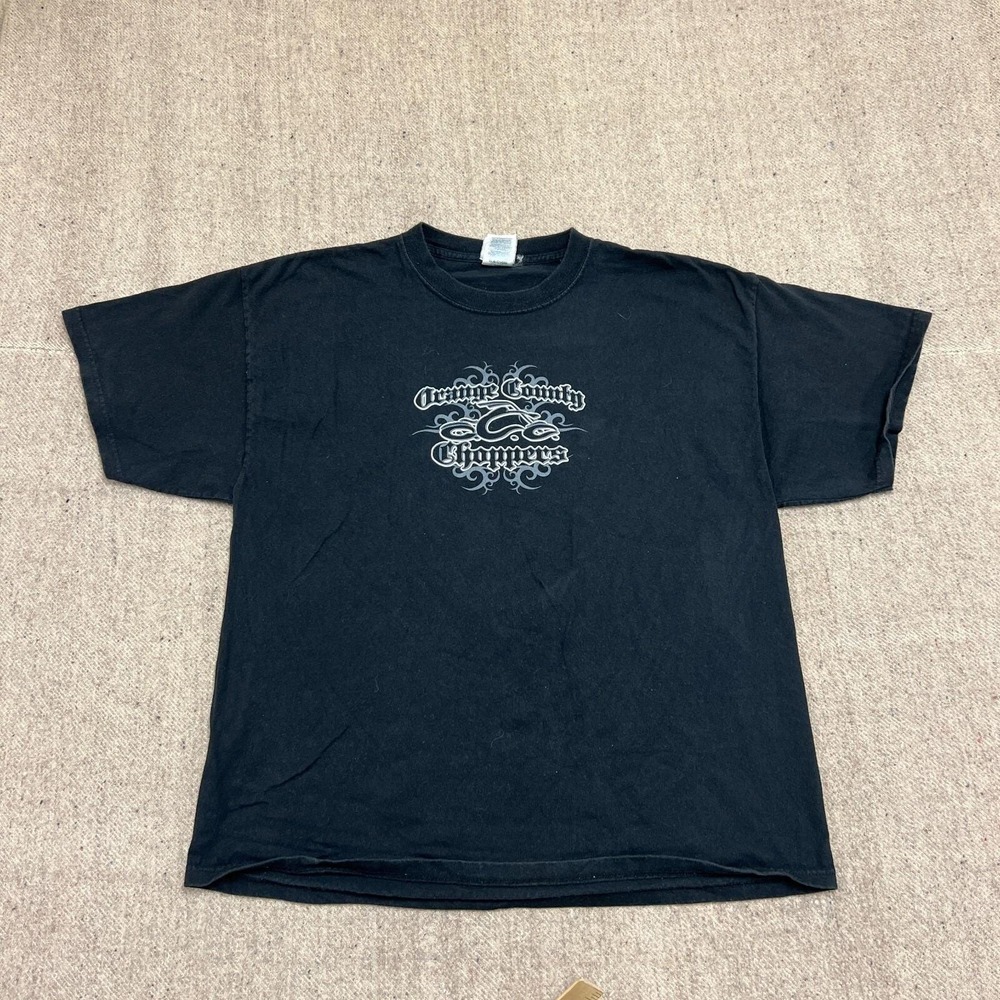 Vintage Orange County Choppers Shirt Mens XL Black‎ 2000s Y2K Motorcycle